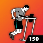 150 triceps dips upper body workout men fitness