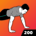 200 push ups home workout men fitness