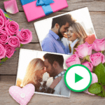 collage picmix slideshow with music album maker