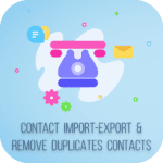 delete multiple contacts import export contacts