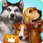 dog hotel premium play with cute dogs