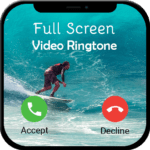 full screen video ringtone color phone flash