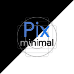 pix minimal black white icon pack