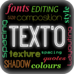 texto pro write on photos