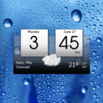 digital clock world weather