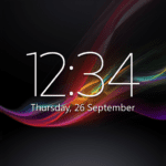 digital clock weather widget