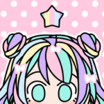 pastel girl dress up game