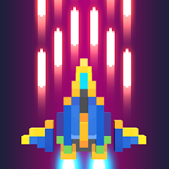 sky wings pixel fighter 3d