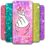 glitter wallpaper theme icon