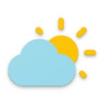 simple weather clock widget